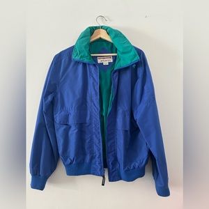 Vintage blue windbreaker